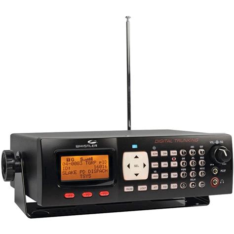The Digital DesktopMobile Radio Scanner 1065 from Whistler receives VHF Lo 29MHz-54MHz, Aircraft 108MHz-136. . Whistler ws1065